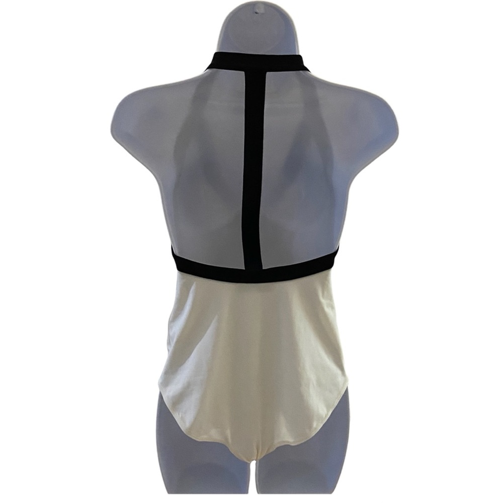 NWOT Valentino Two Tone Plunge One-Piece Swimsuit - Picture 10 of 16